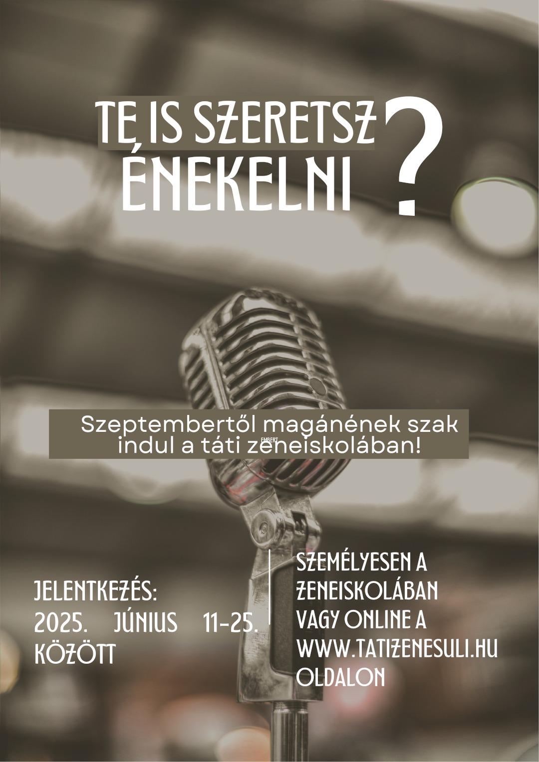 Te is szeretsz énekelni